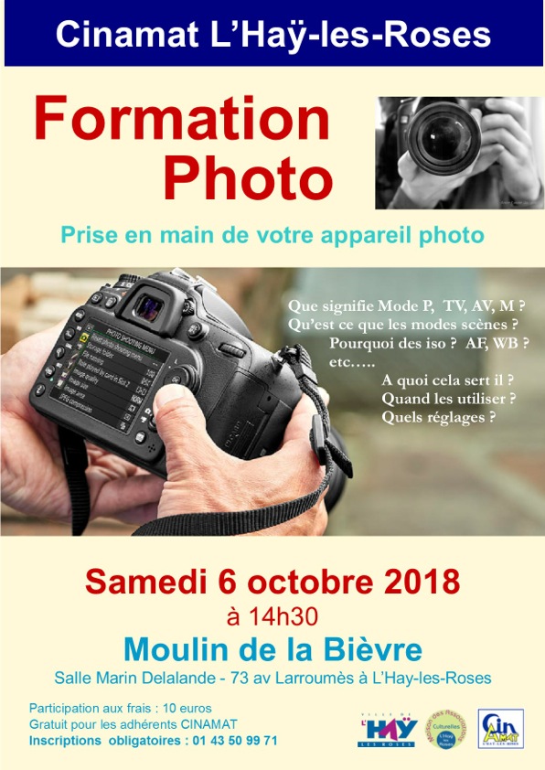 Afficheformationphoto6octobre2018